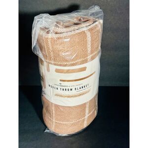 Little Korboose by April Nemeth Woven Throw Blanket – 100% Cotton Tan
